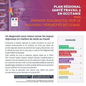 Les chiffres clés du diagnostic régional santé travail en Occitanie