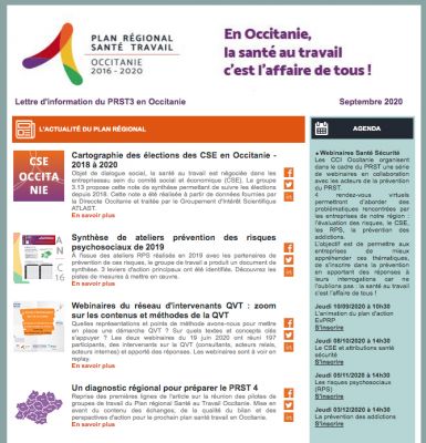 Newsletter #7 du PRST3 en Occitanie