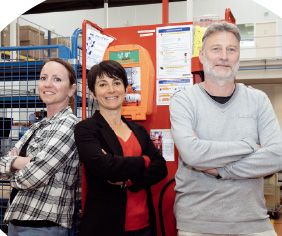 Aurore Larroque, Anne Riss et Sbastien Pitrou, Liebherr